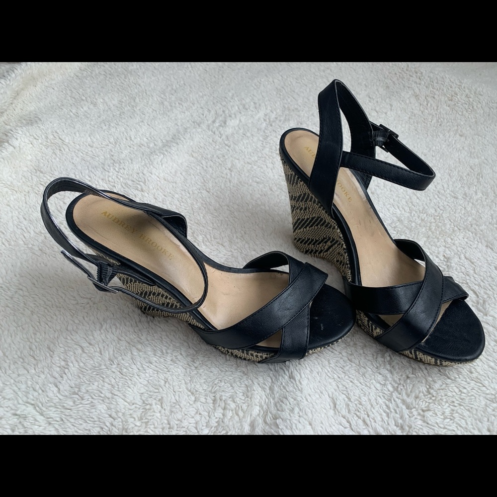Audrey Brooke Wedge Sandal